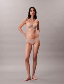 Invisibles 超細纖維網紗托高深 V 胸罩, Cedar, hi-res