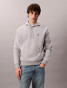 Archive Logo Fleece Hoodie, Heroic Grey Heather, hi-res