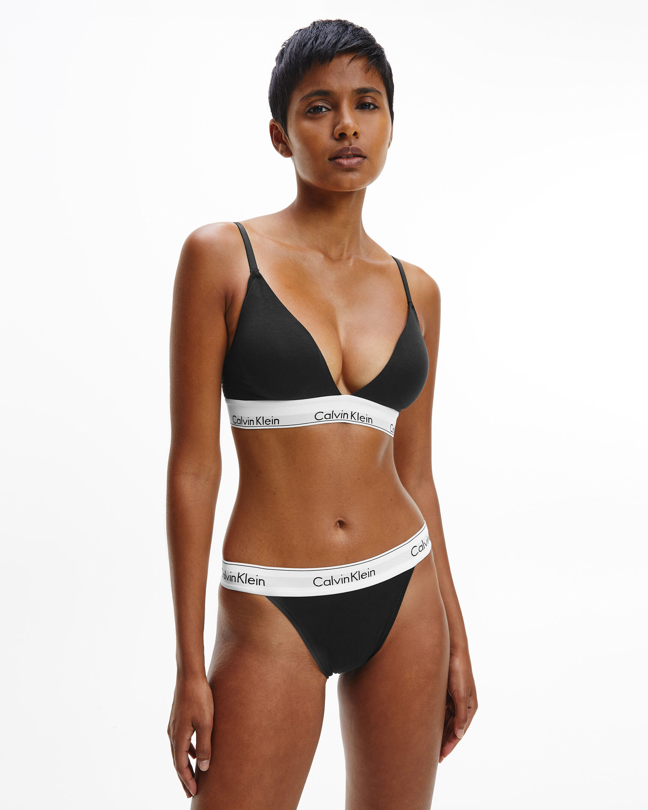 Modern cotton triangle bra calvin klein online
