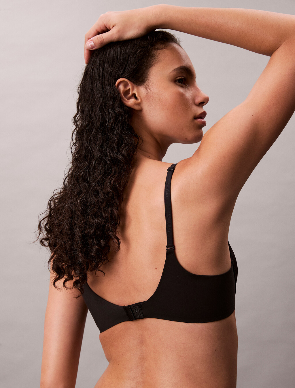 Push Up Plunge Bra - Perfectly Fit Lace, Black, hi-res