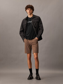 經典標誌短袖 T 裇, Ck Black, hi-res