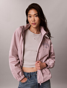 技術材質防風外套, Mauve, hi-res