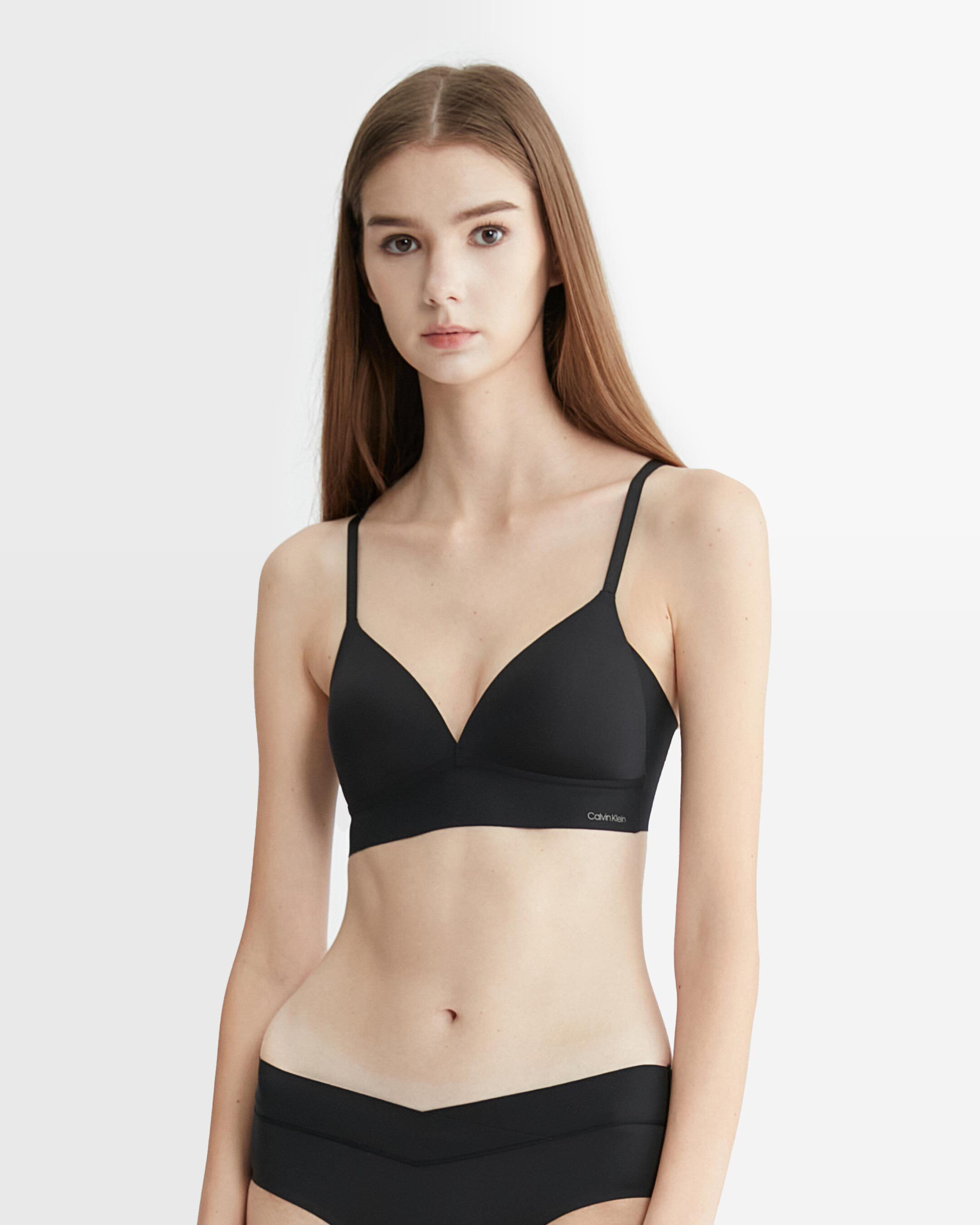 Calvin klein lightly lined triangle bra store