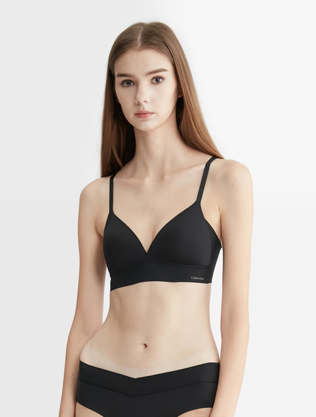 Invisibles Lightly Lined Triangle Bra, Black, hi-res