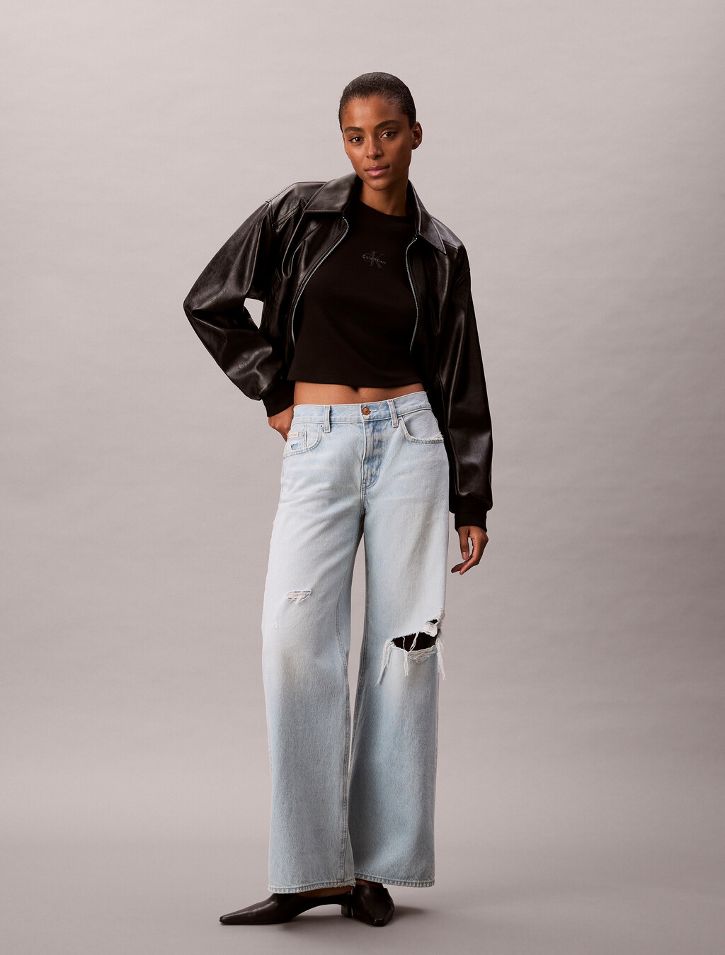 LS MONOLOGO BABY TEEBlack, Black, hi-res