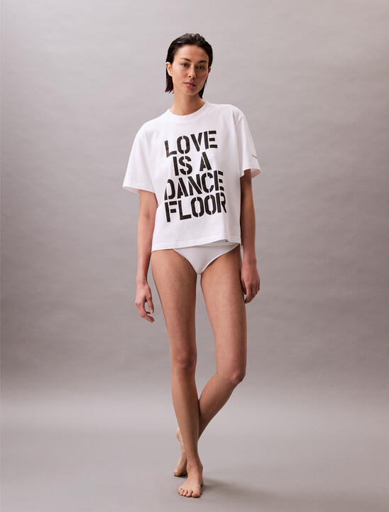 Pride Love Is A Dance Floor Graphic Relaxed T-Shirt