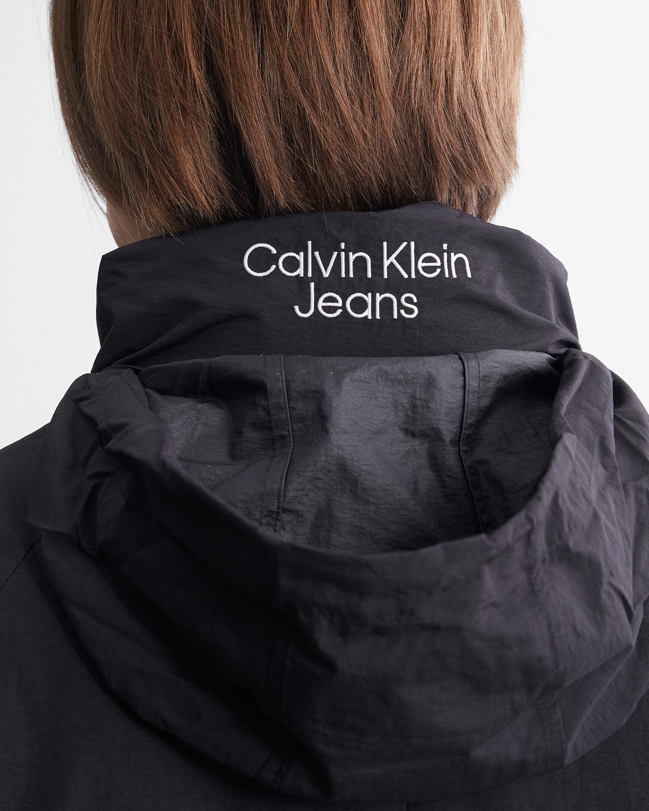 Reversible Stand Collar Puffer Jacket black Calvin Klein Taiwan