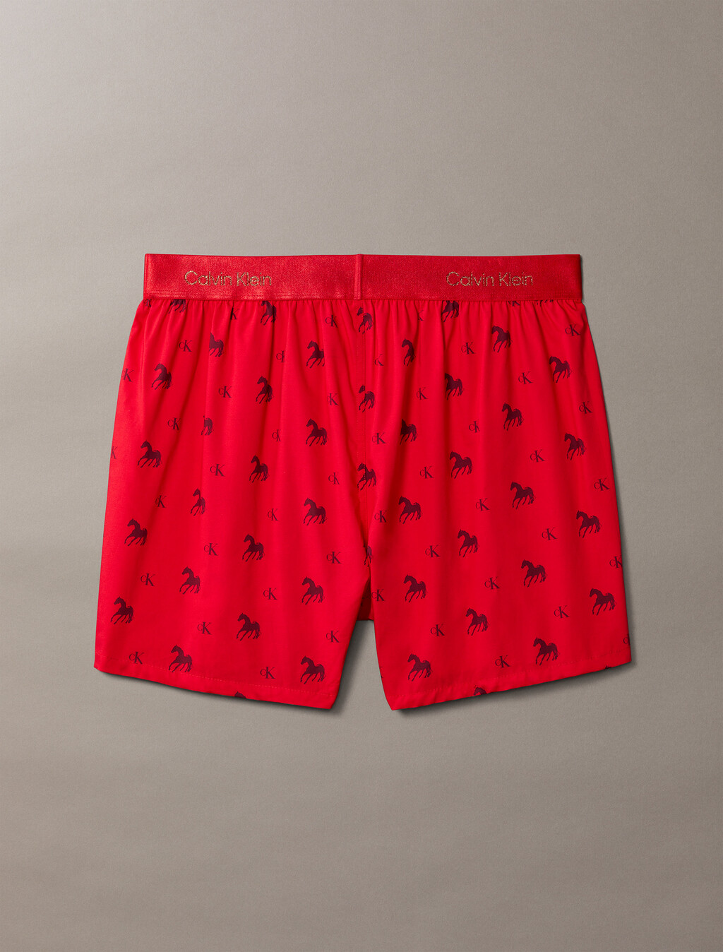 Lunar New Year Slim Boxer, Untamed Horses_Rouge, hi-res