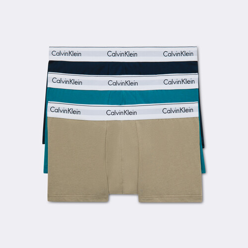 Calvin Klein Modern Cotton 貼身四角褲（3 件組） SHORELINE