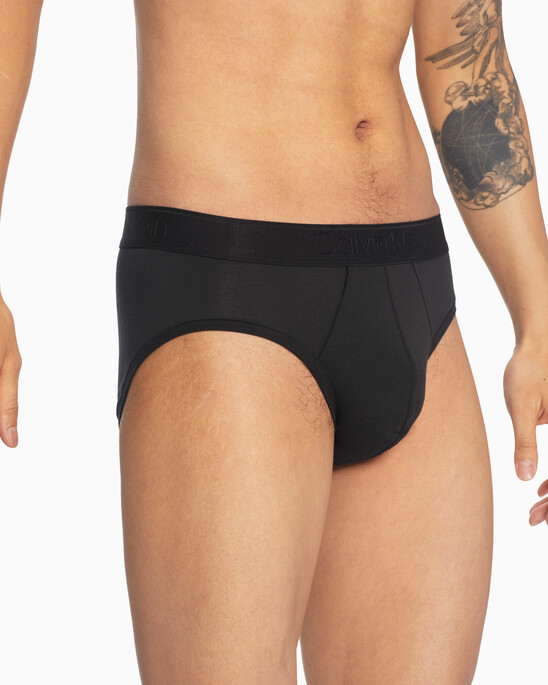 CK BLACK COTTON 低腰三角褲