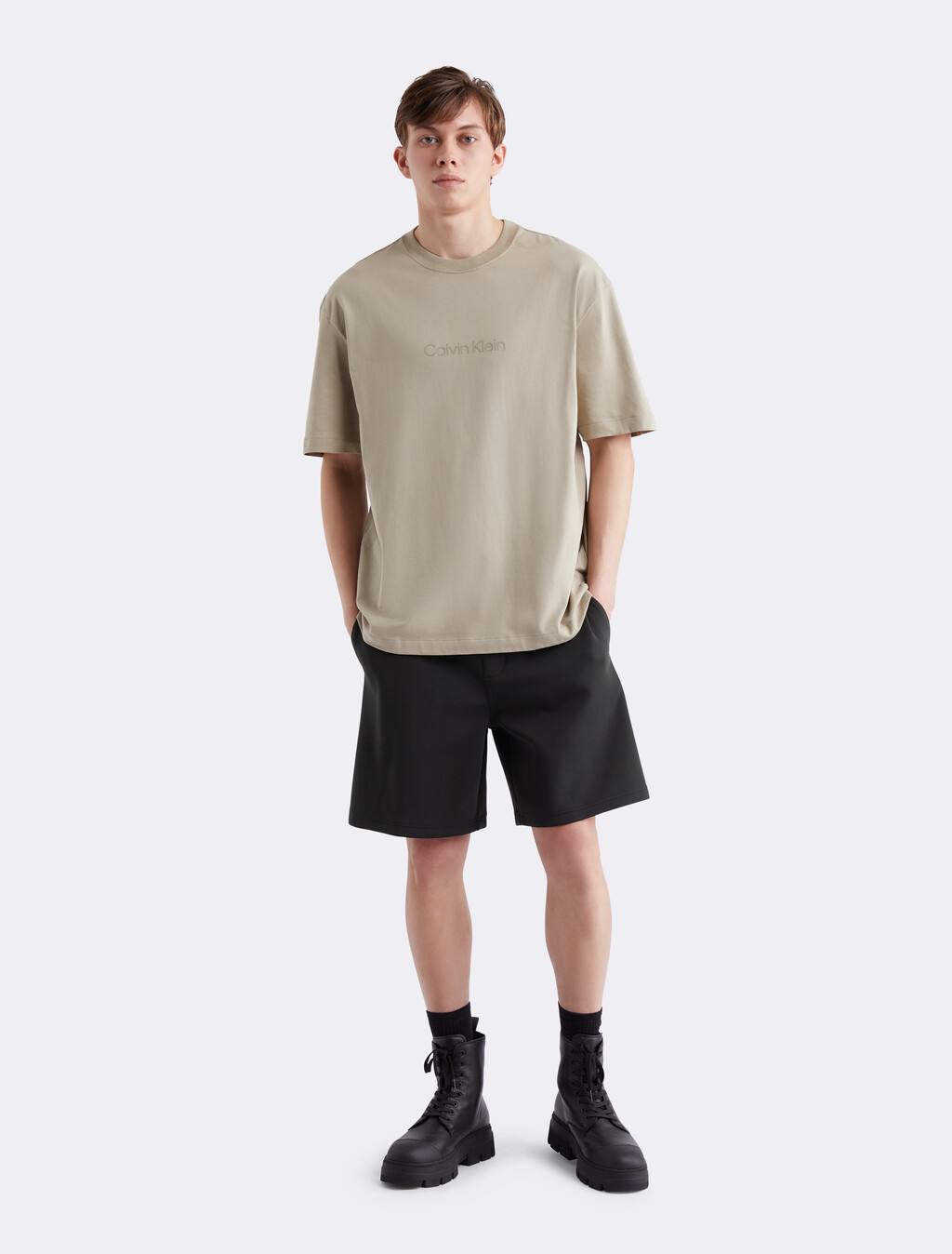 Premium Capsule Relaxed Shorts, Ck Black, hi-res