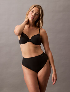 Stay-Put Mesh Thong, Black, hi-res