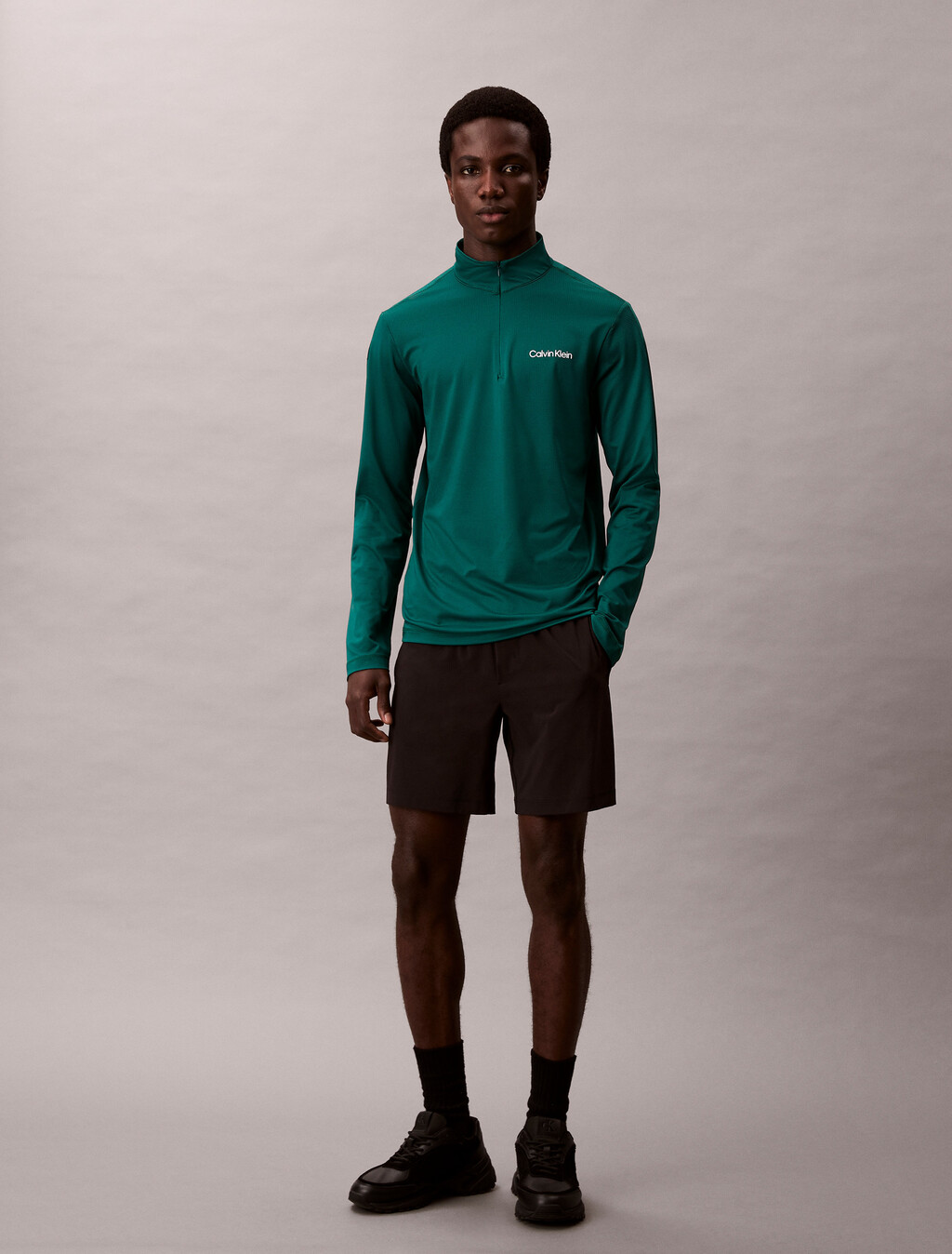 Intent Power 梭織運動短褲, Black, hi-res