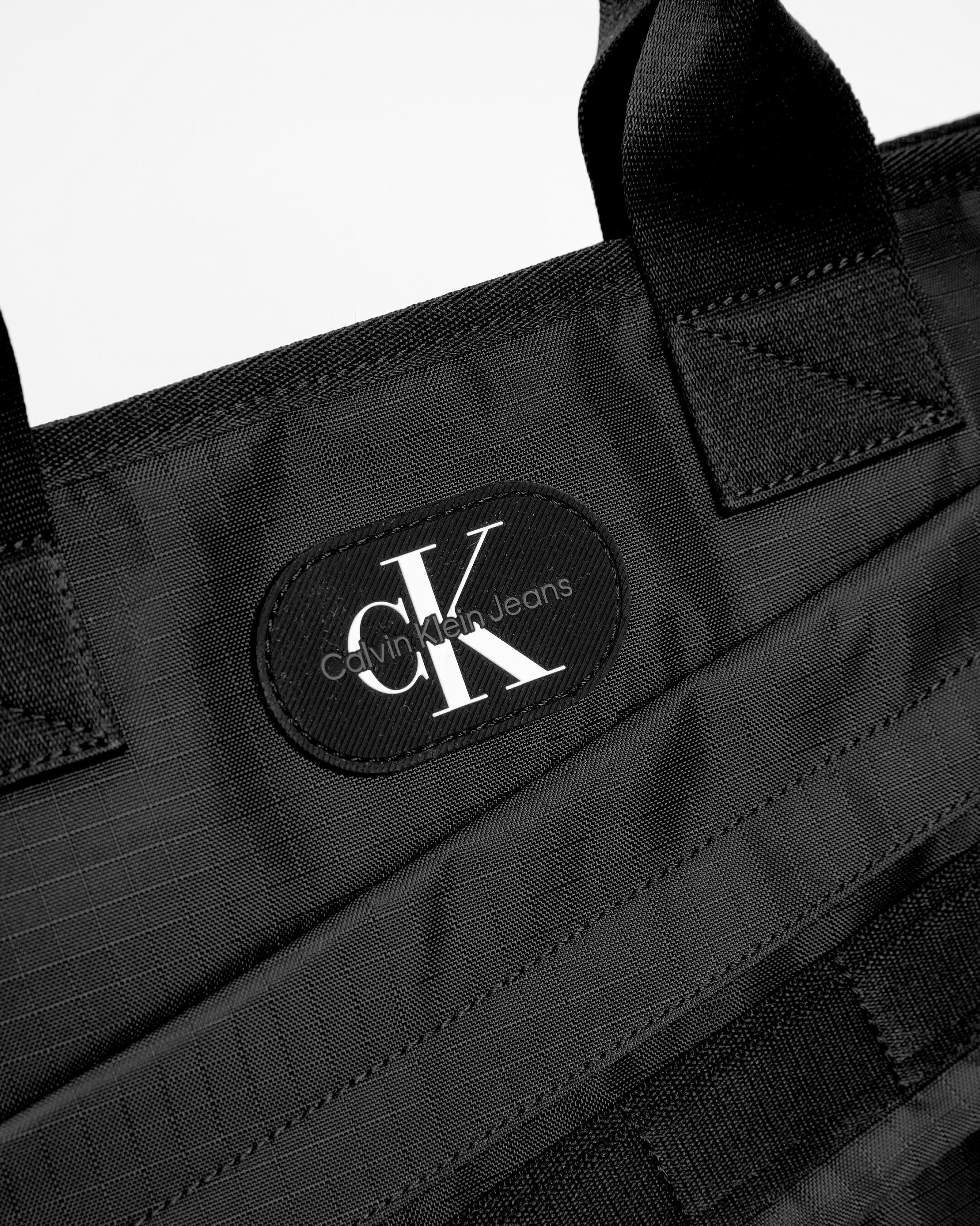 Calvin klein sales logo tote bag