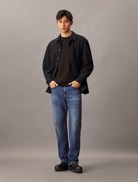 Relaxed Flannel Shirt Jacket