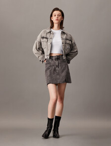 Monogram Baby Fit Rib Knit Tee, Bright White, hi-res