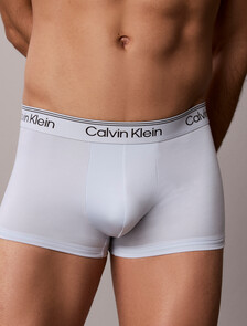 3 Pack Low Rise Trunks - Microfibre Stretch, Convoy/Running Dot Dark Sapphire/Plein Air, hi-res
