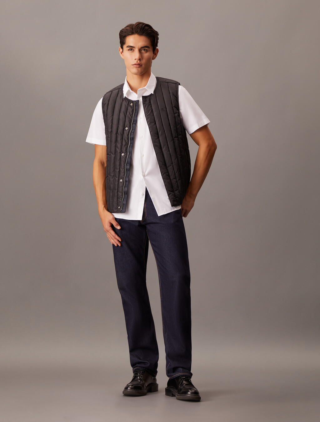 Ultra Lightweight Padded Vest, Ck Black, hi-res