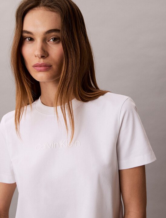 涼感針織圓領 T 恤