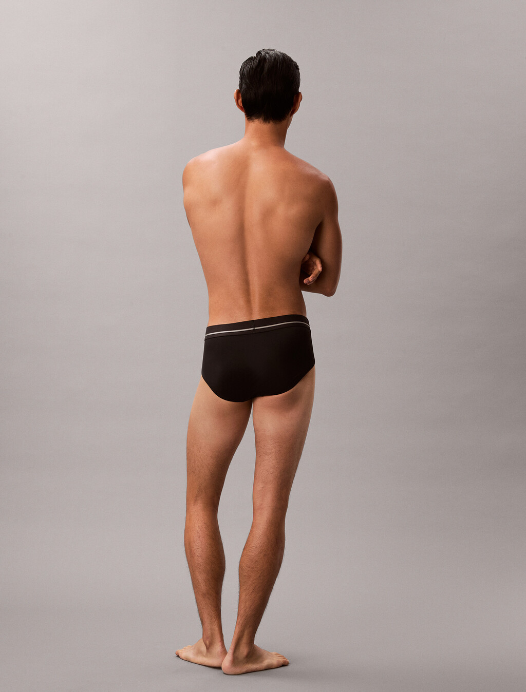 Invisibles 超細纖維網紗內褲, Black, hi-res