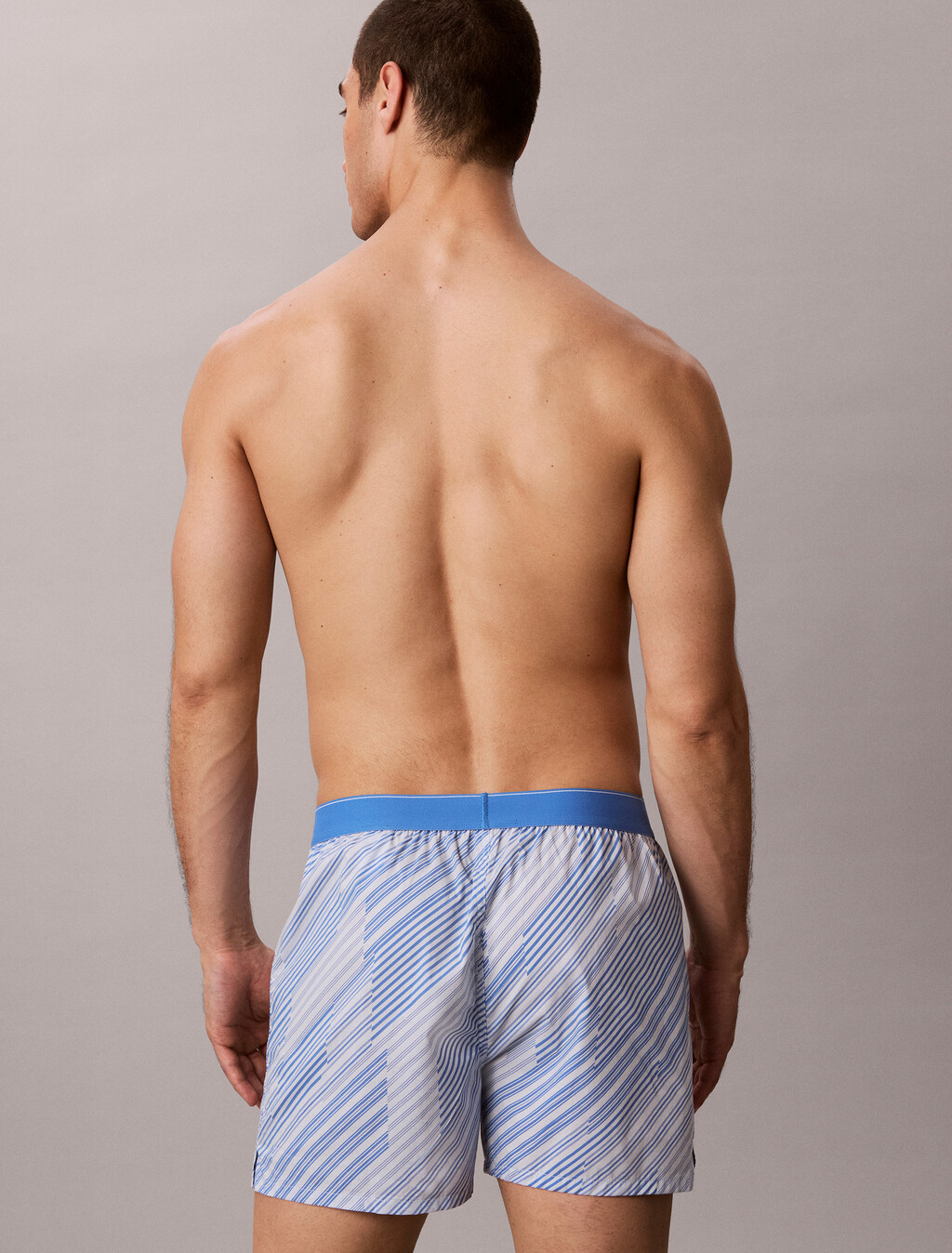 CK X Cotton Monogram Slim Boxer, 21072 Harp Stripe+Plein Air, hi-res