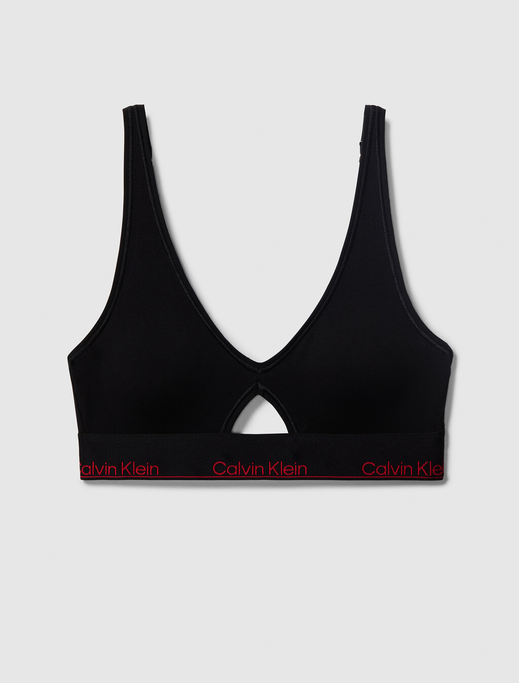 Icon Cotton 薄襯三角無鋼圈胸罩, Black, hi-res