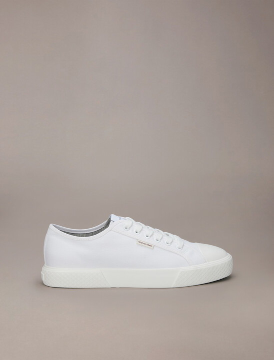 Alvaro - Cotton Canvas Logo Trainers