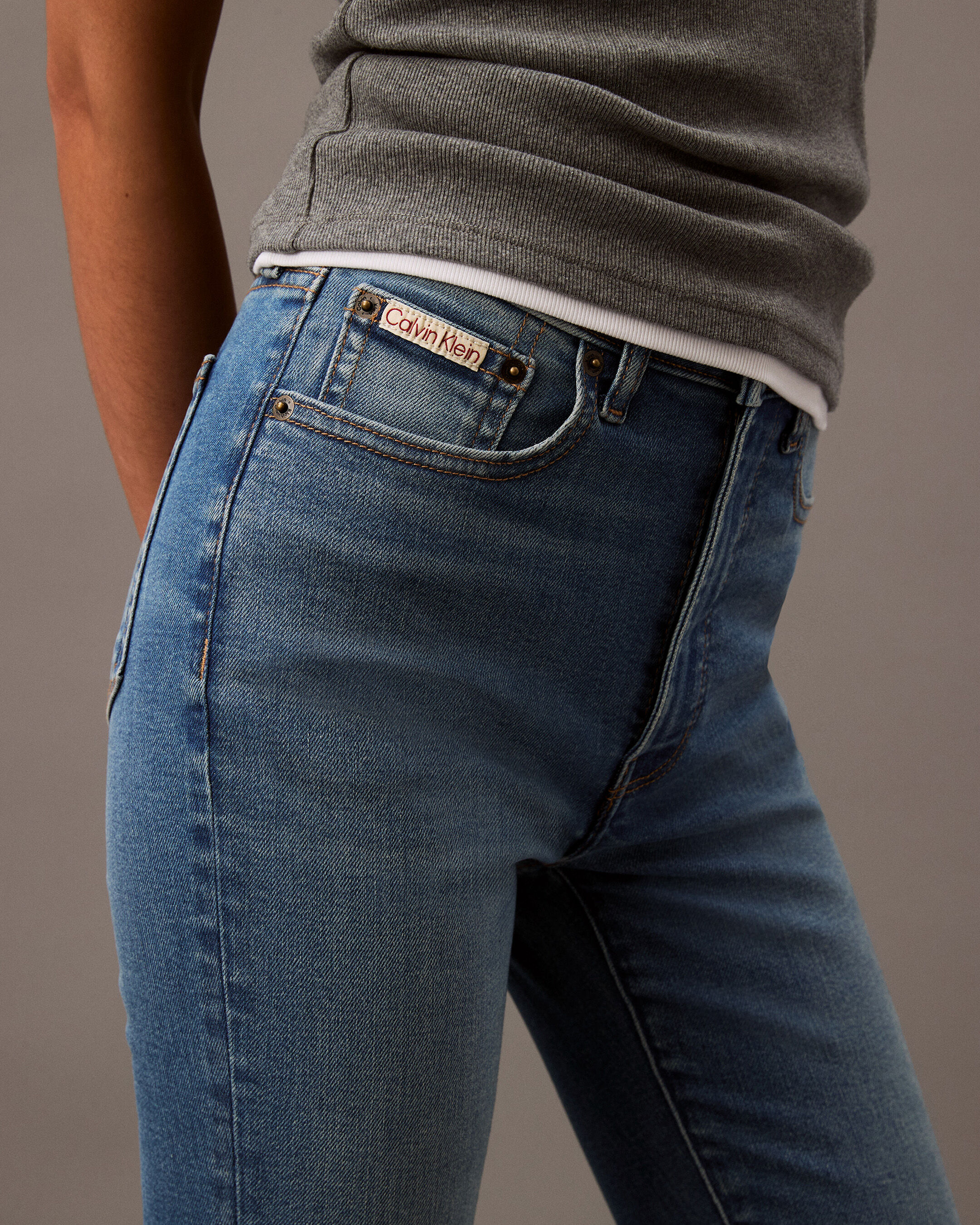 High Rise Skinny Vintage Jeans blue Calvin Klein Taiwan