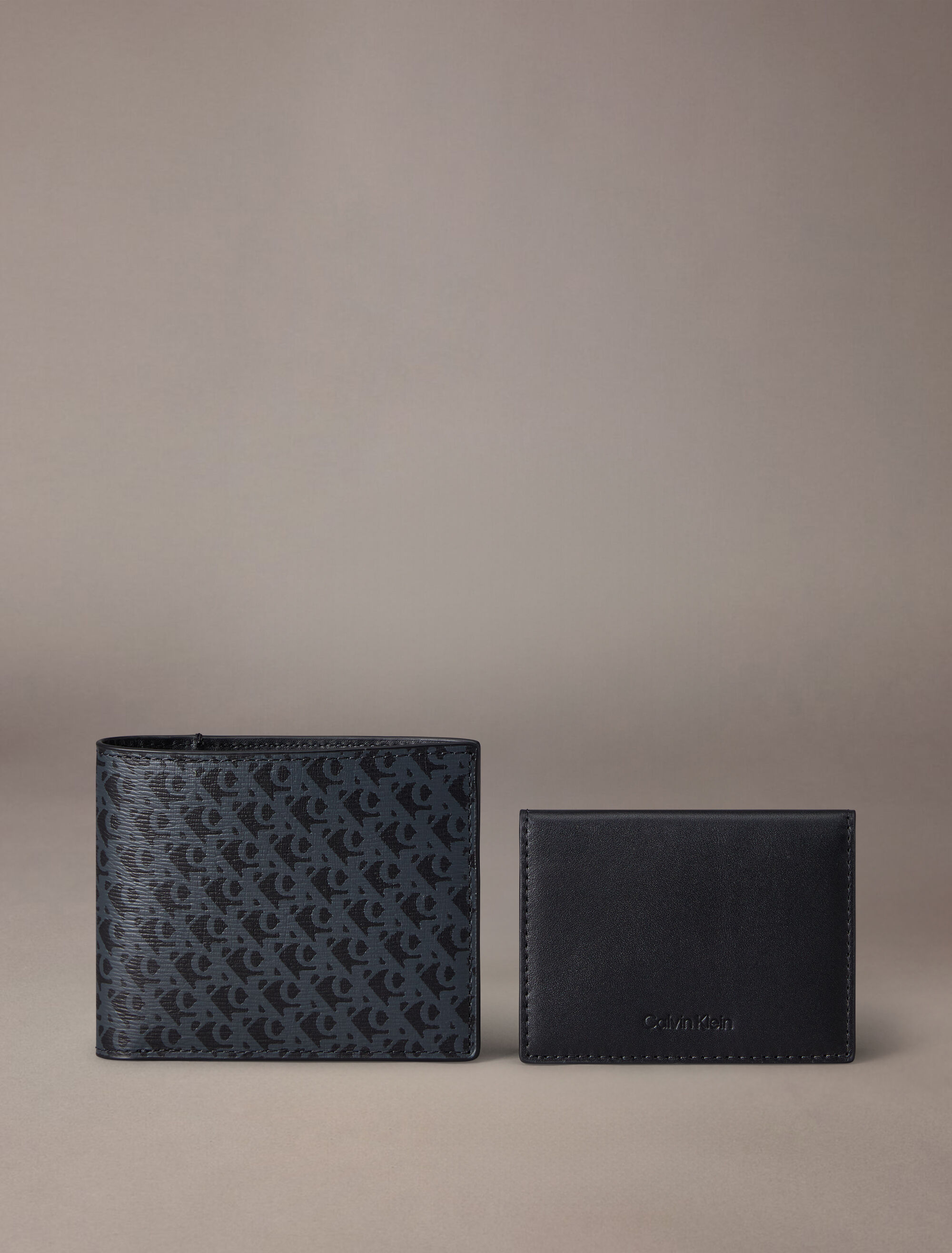 ☆ ☆ Men's CK Line Envelope Card Case 4D1056G UB Calvin Klein Men's RFID Leather Card Case, Black, One Size