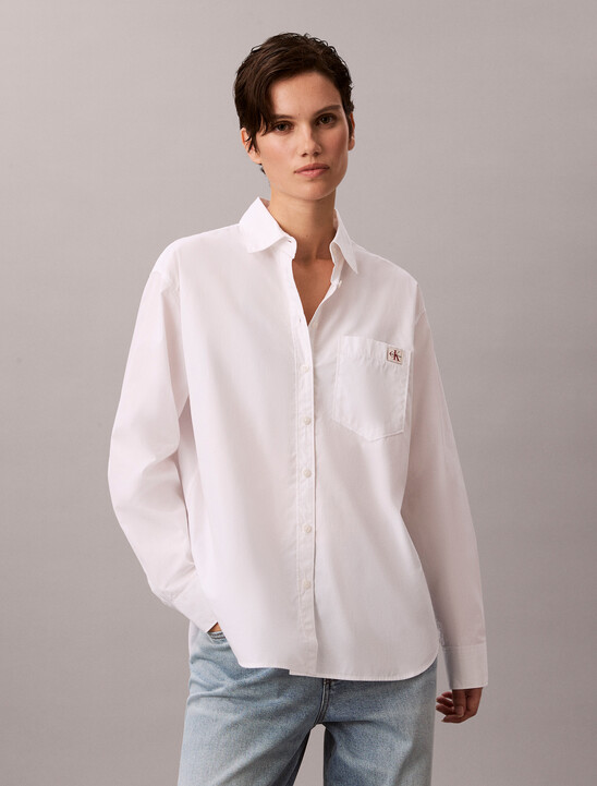 Relaxed Cotton Poplin Shirt