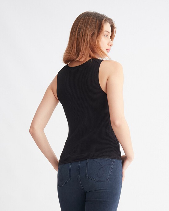 Smooth Cotton Rib Tank Top