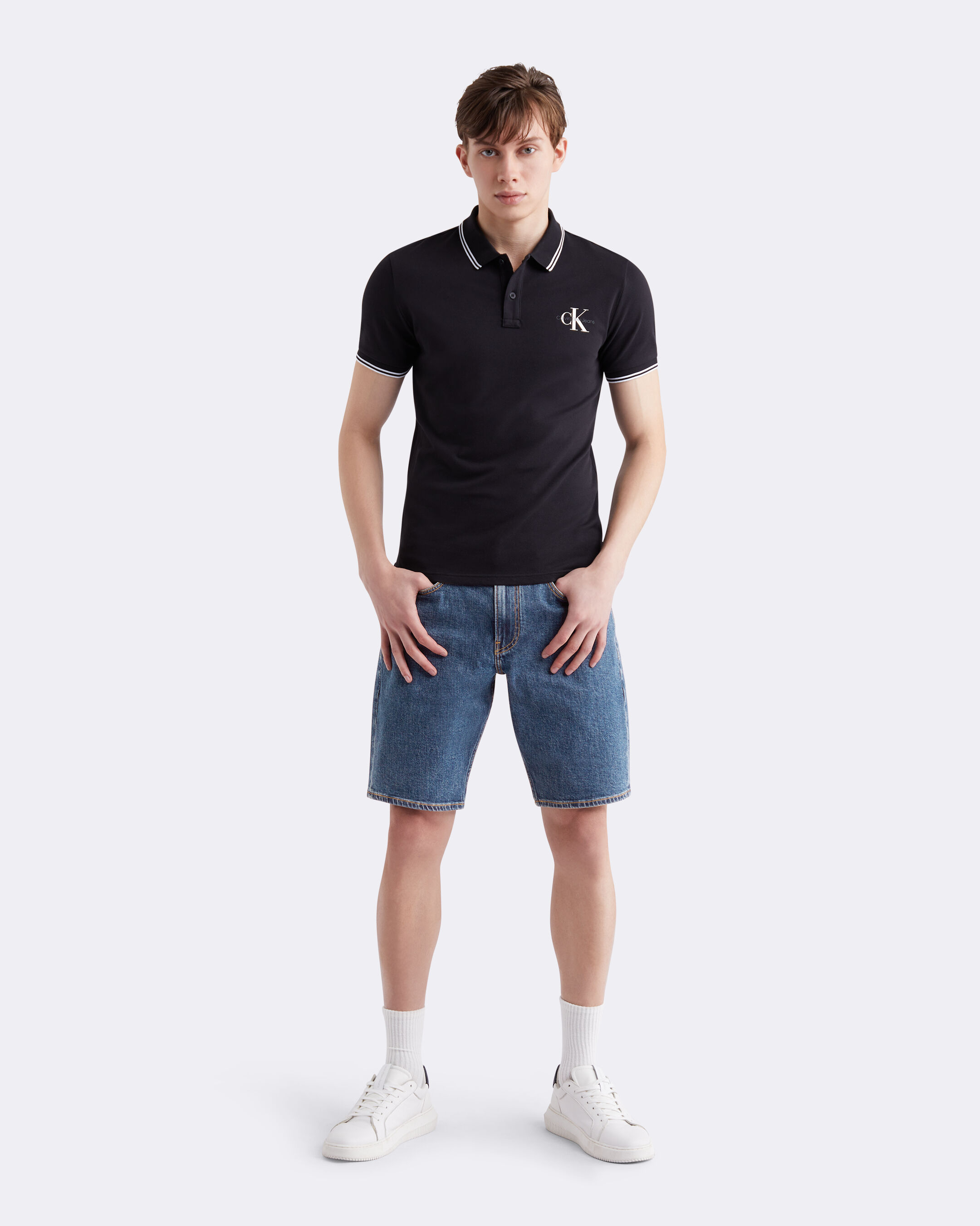 Calvin klein cheap denim shorts mens