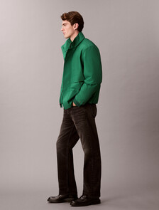 輕盈寬短版風衣, Verdant Green, hi-res