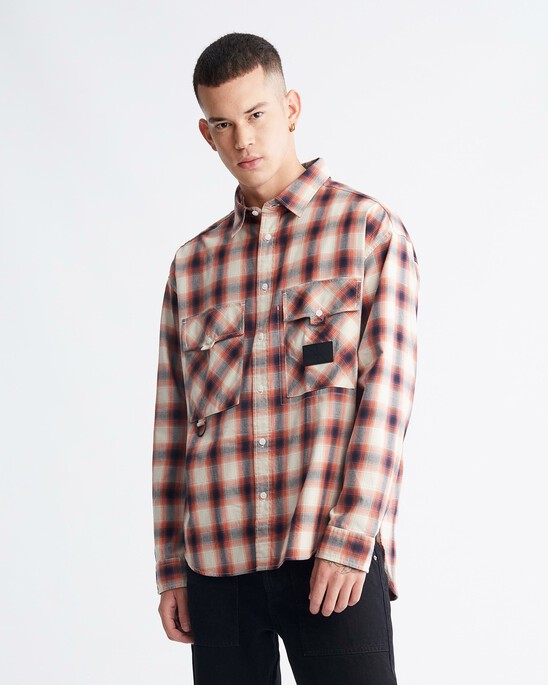 MODERN WORKWEAR 格紋工裝襯衫