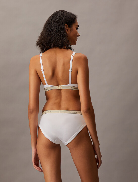 Unlined Triangle Bra - Heritage Cotton Stretch