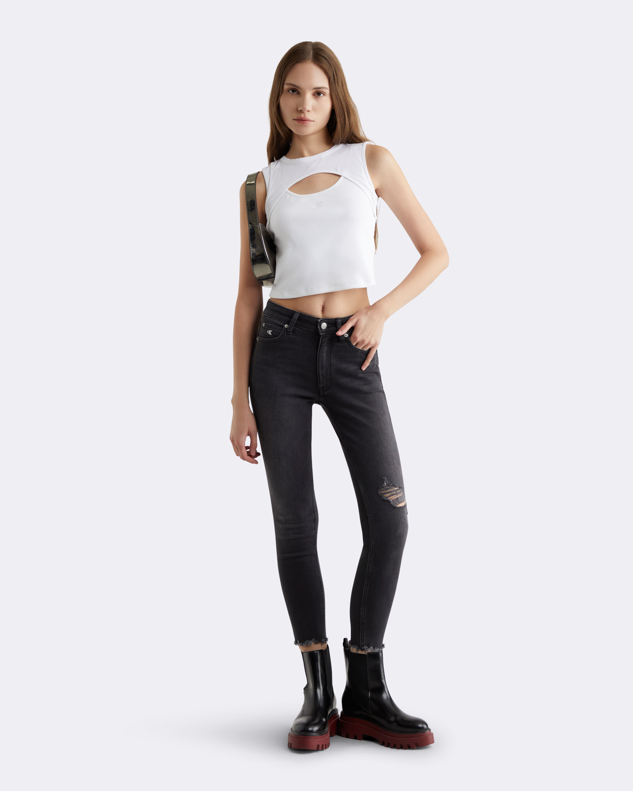 Ckj 010 high rise skinny ankle jeans best sale
