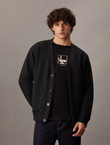 Premium Reversible Cardigan, Ck Black, hi-res