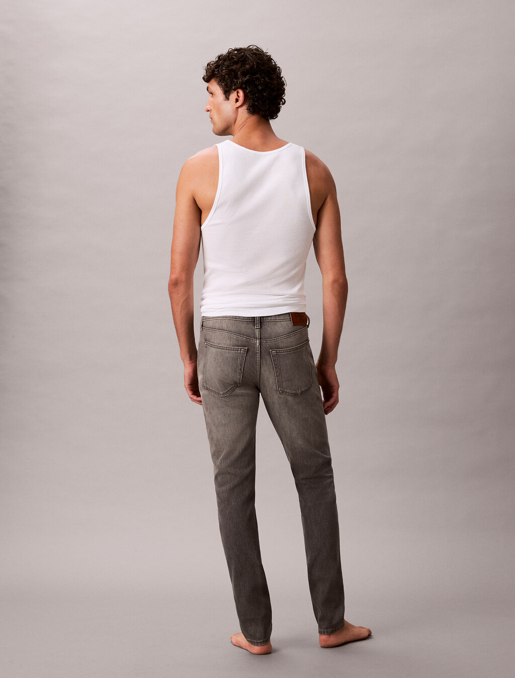 Slim Taper 37.5 Jeans, ABRADED STONE, hi-res