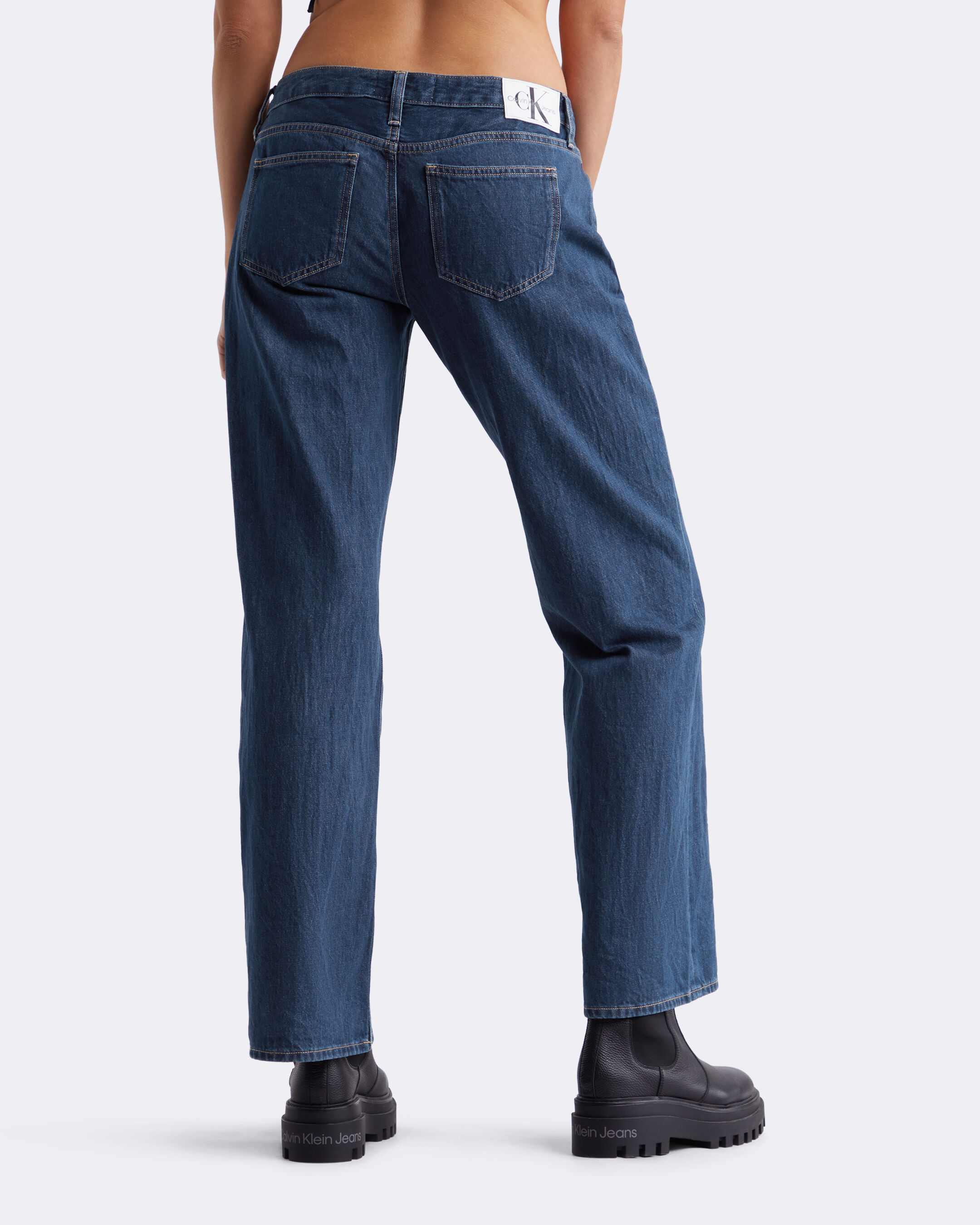 Extreme Low Rise Baggy Jeans | blue | Calvin Klein Taiwan