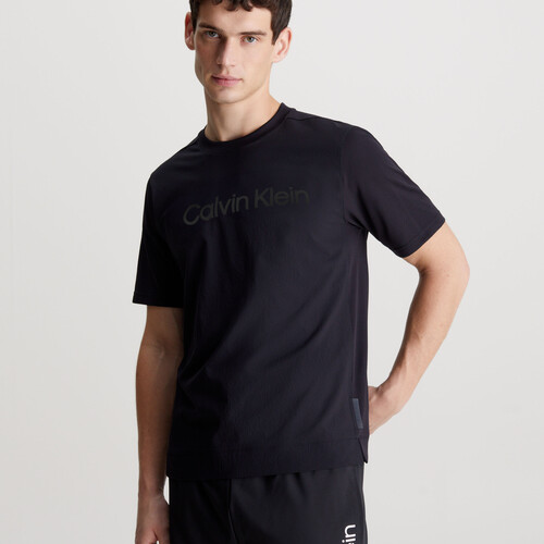 Textured Gym T-Shirt BLACK BEAUTY