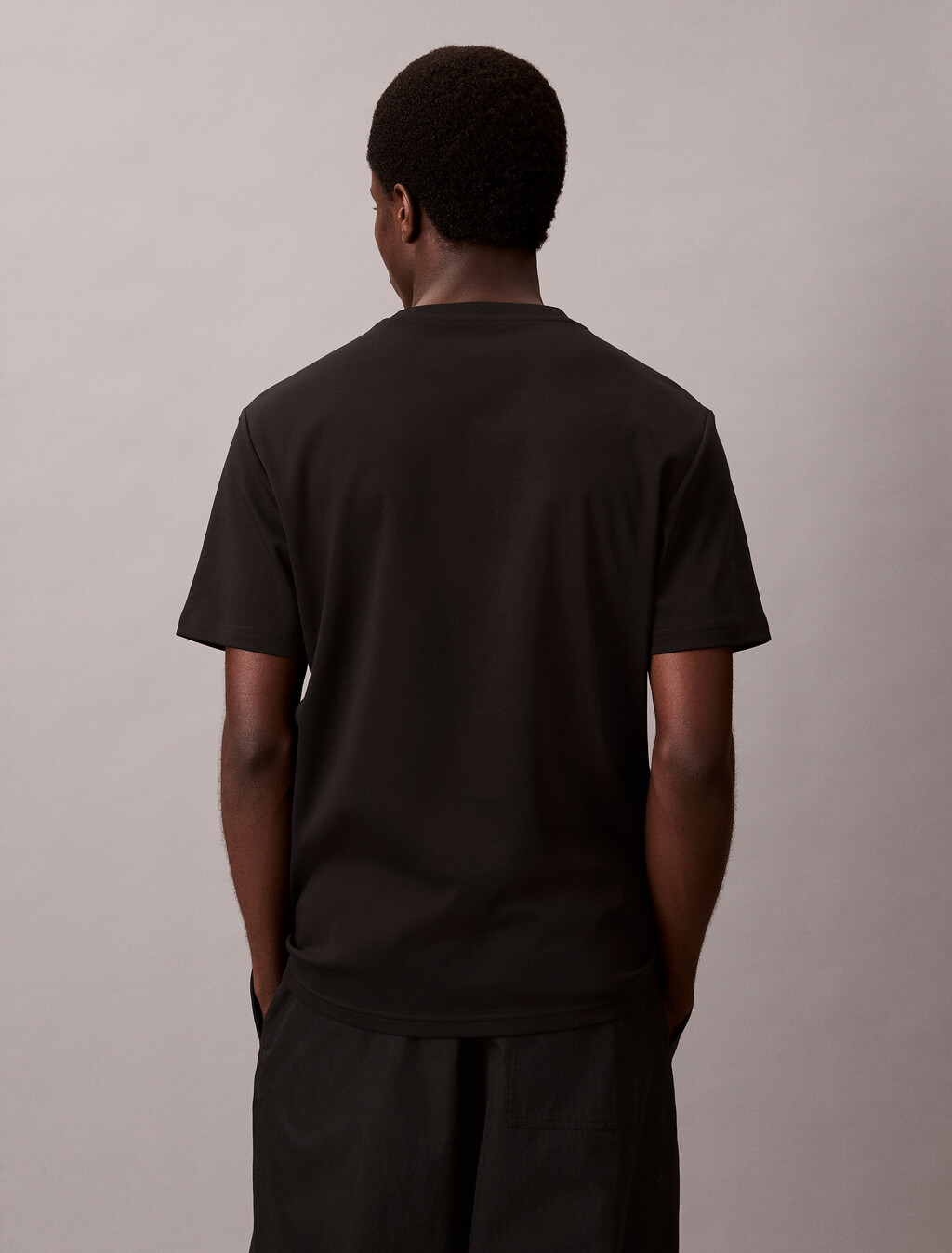 經典版型標誌 T 恤, Black, hi-res