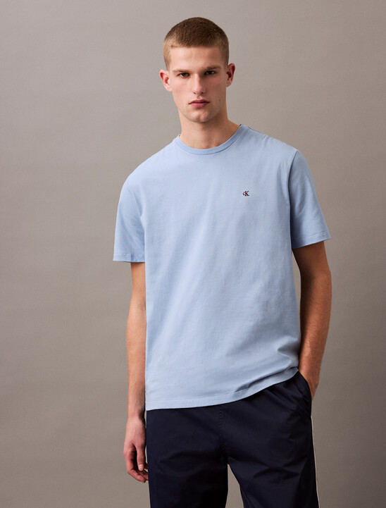 Smooth Cotton Monogram Logo T-Shirt