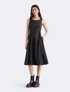 Back Buckle Maxi Dress, CK BLACK, hi-res