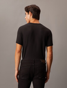 經典誌修身短袖 T 裇, Ck Black, hi-res