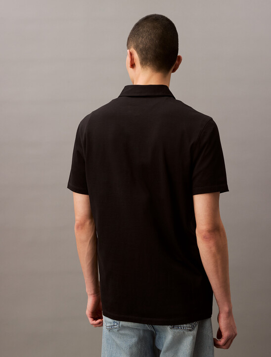 雙絲光棉短袖 Polo 衫