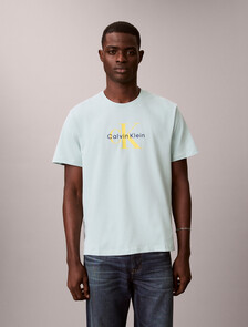 Monogram T-shirt, Harbor Gray, hi-res