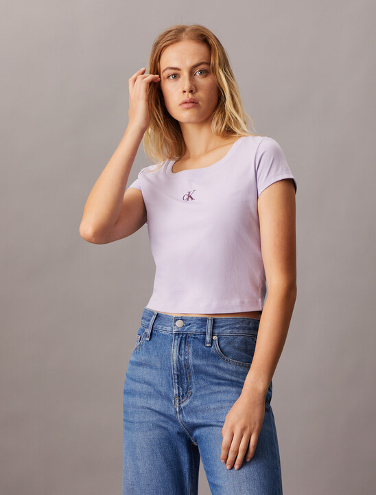 Cooling Square Neck Baby Fit T-Shirt