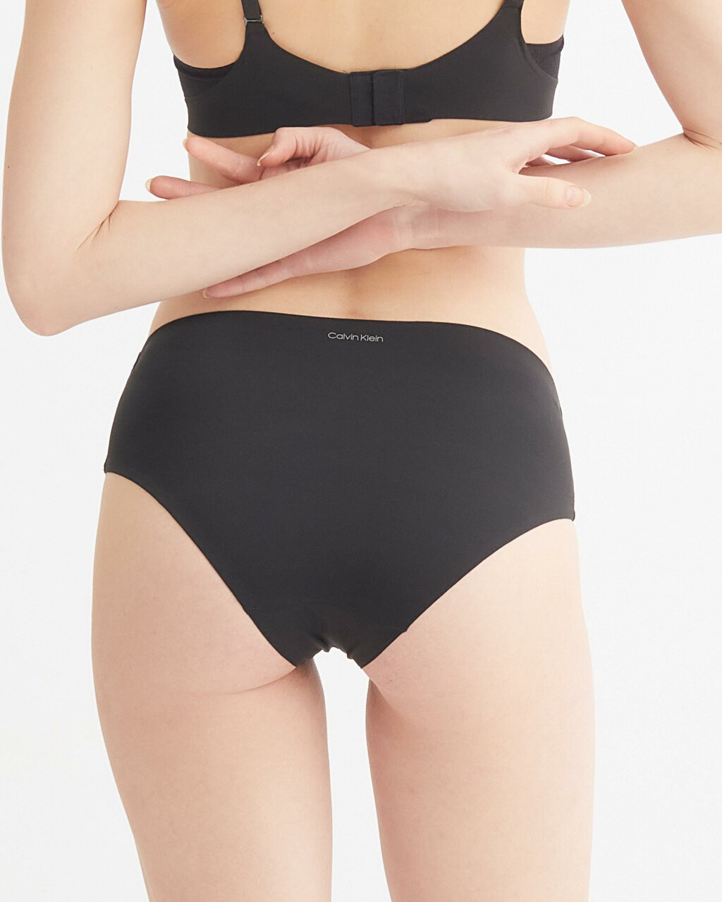 Seamless Mesh Lace Hipster, black