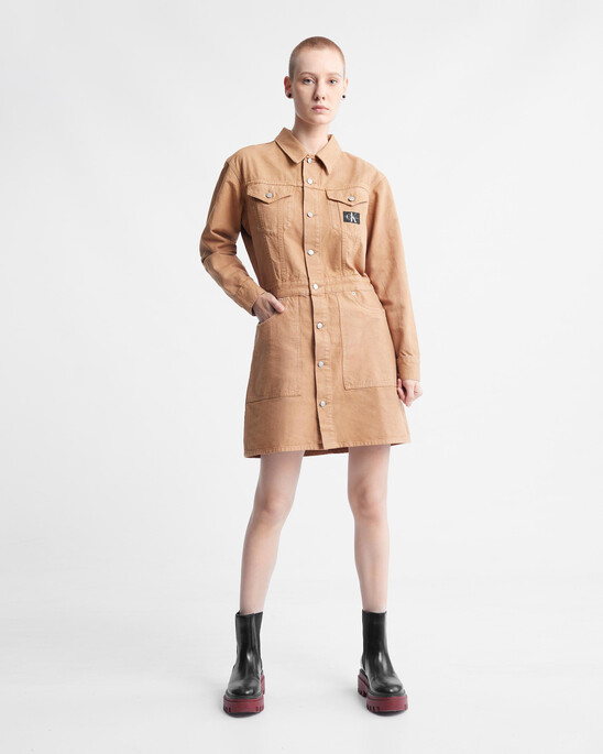 MODERN WORKWEAR 帆布洋裝