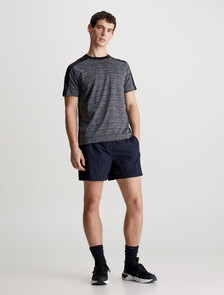 Logo Mesh Gym T-shirt, BLACK BEAUTY, hi-res